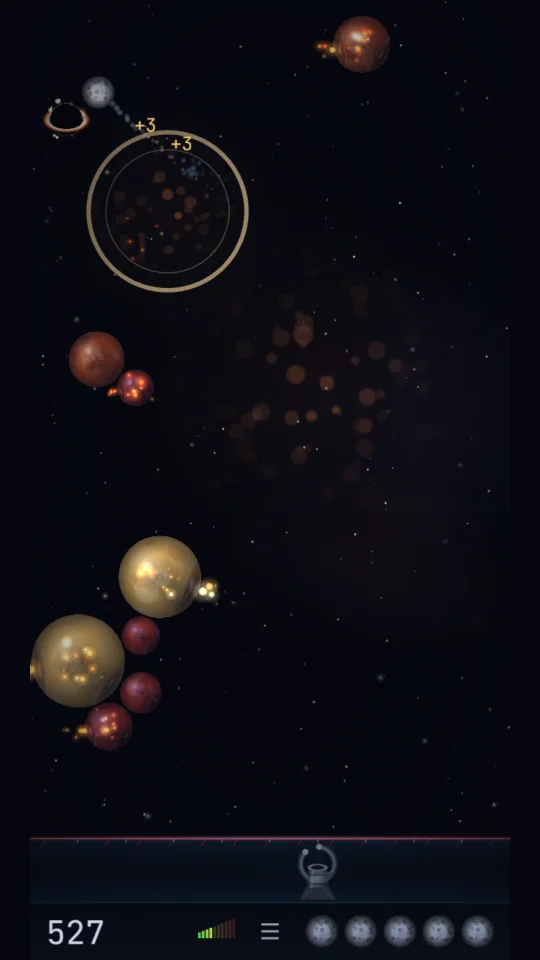 A planet blows up
